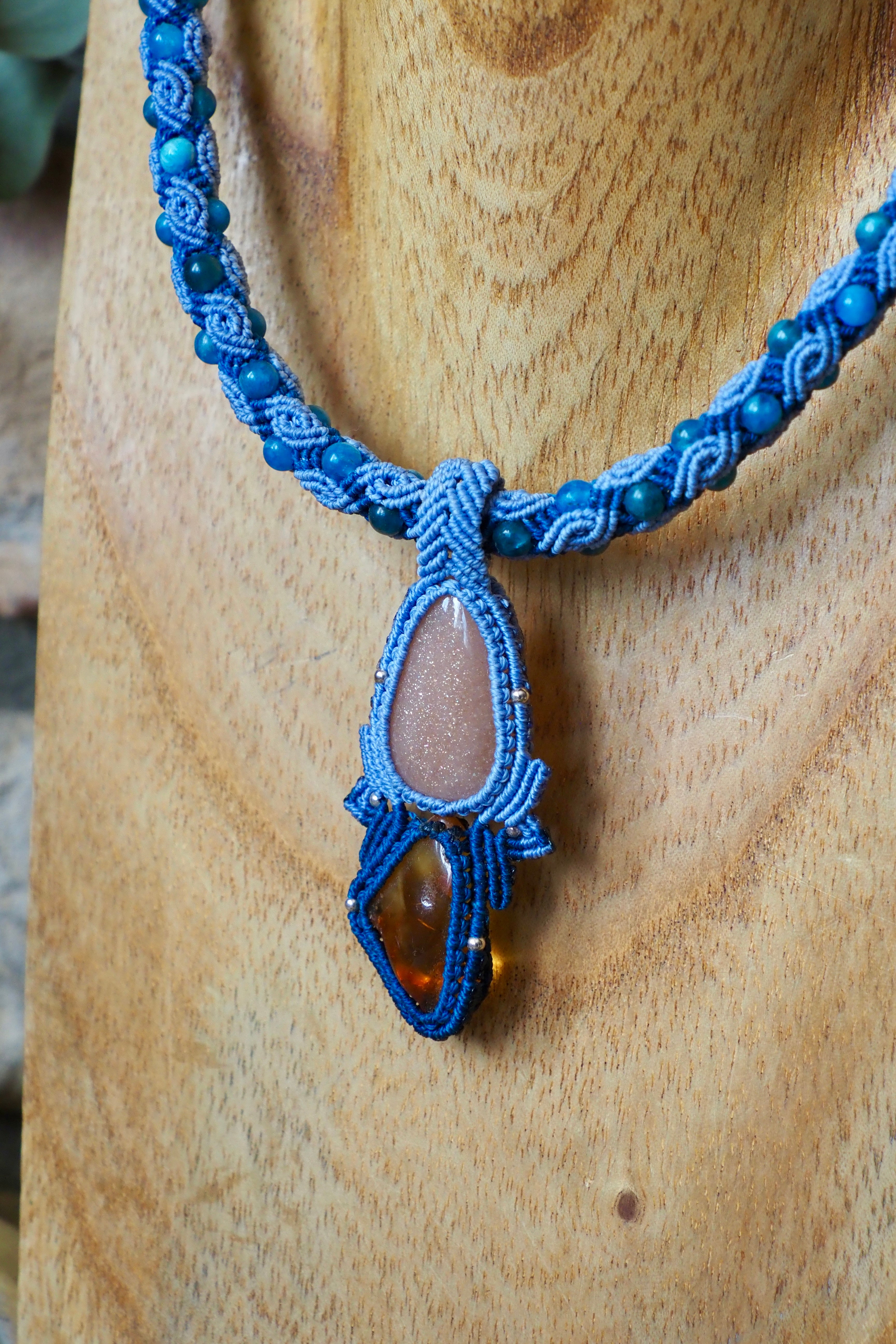 Sunstone § Amber Necklace