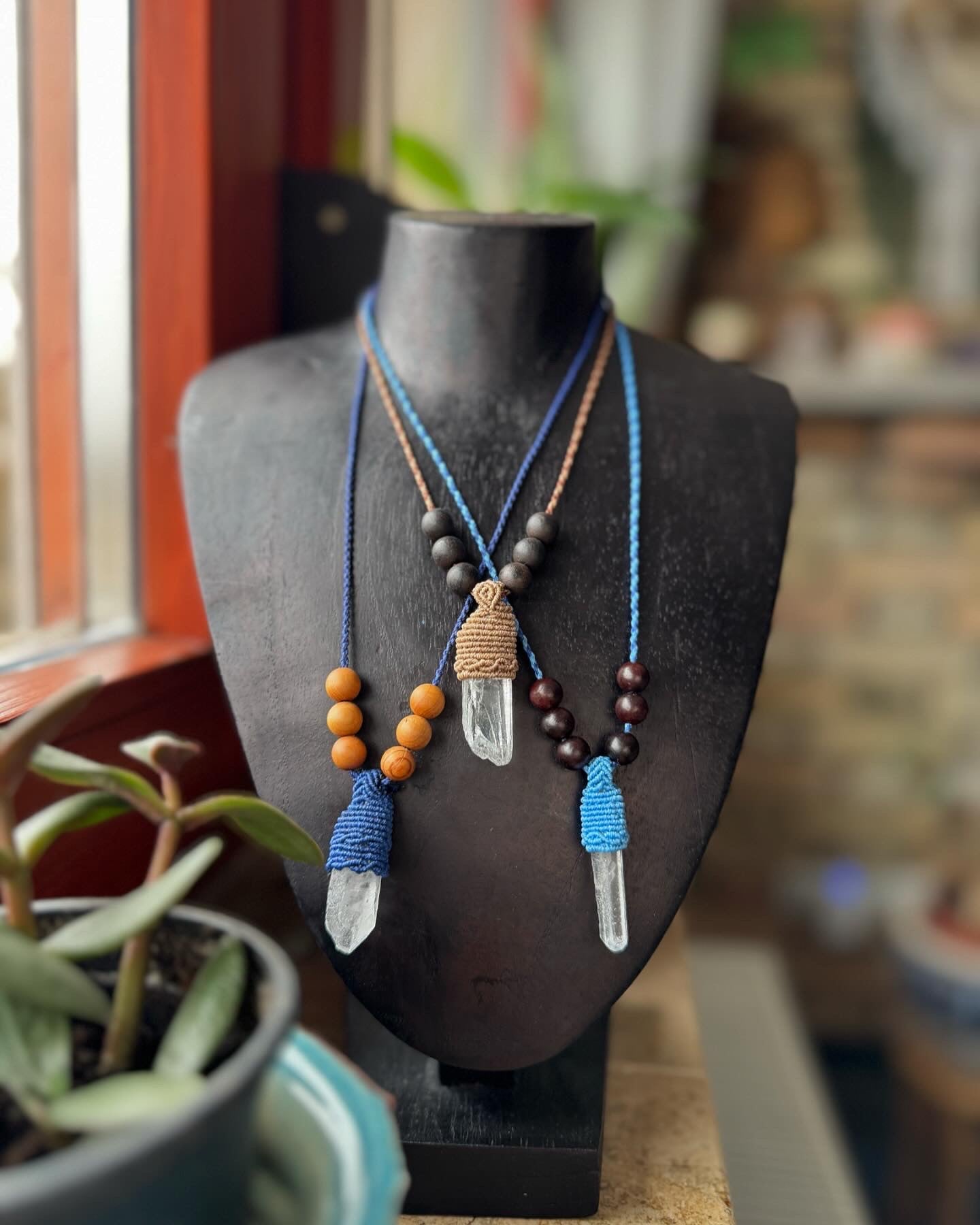 Raw, Pointy Necklaces