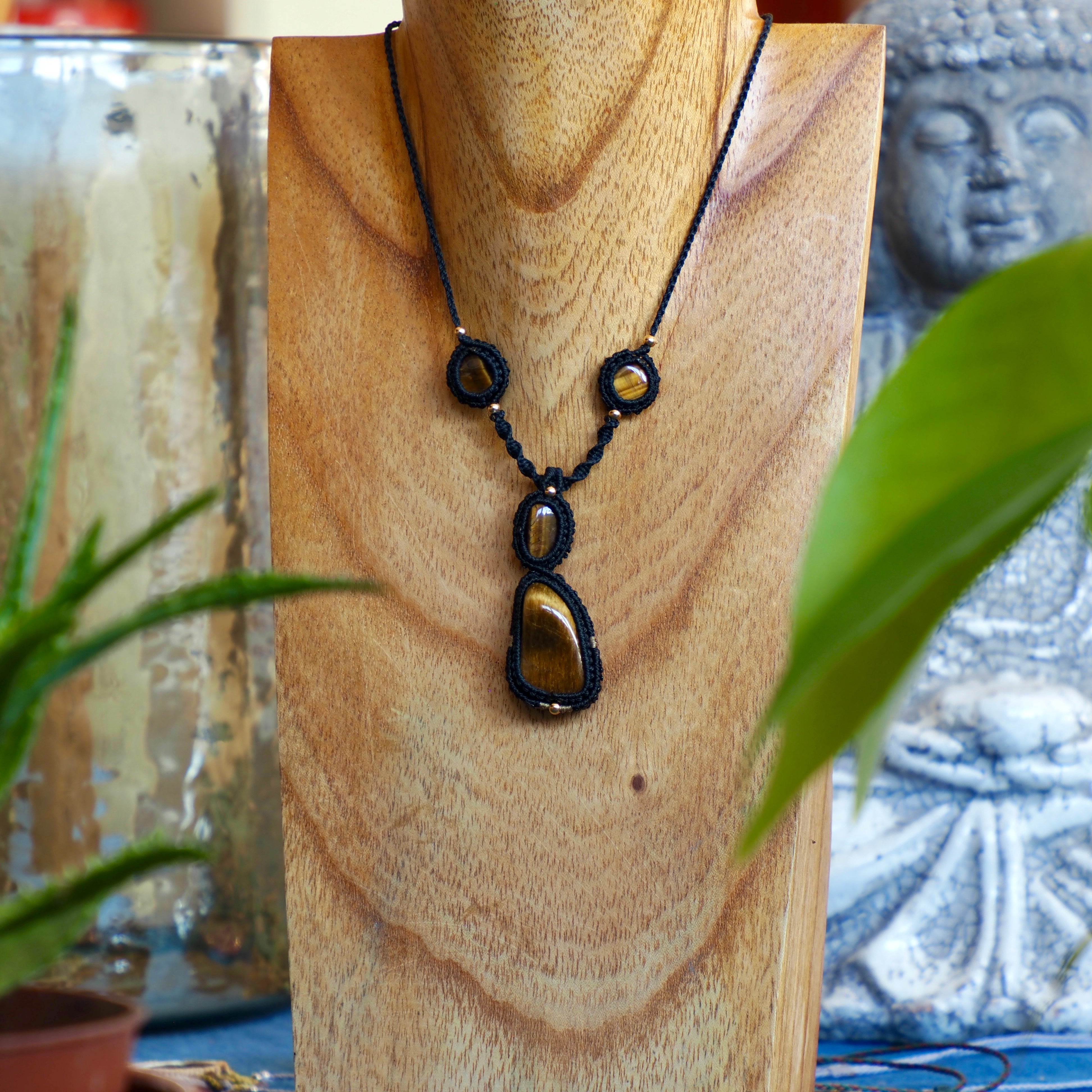 Black Tiger Eye Necklace