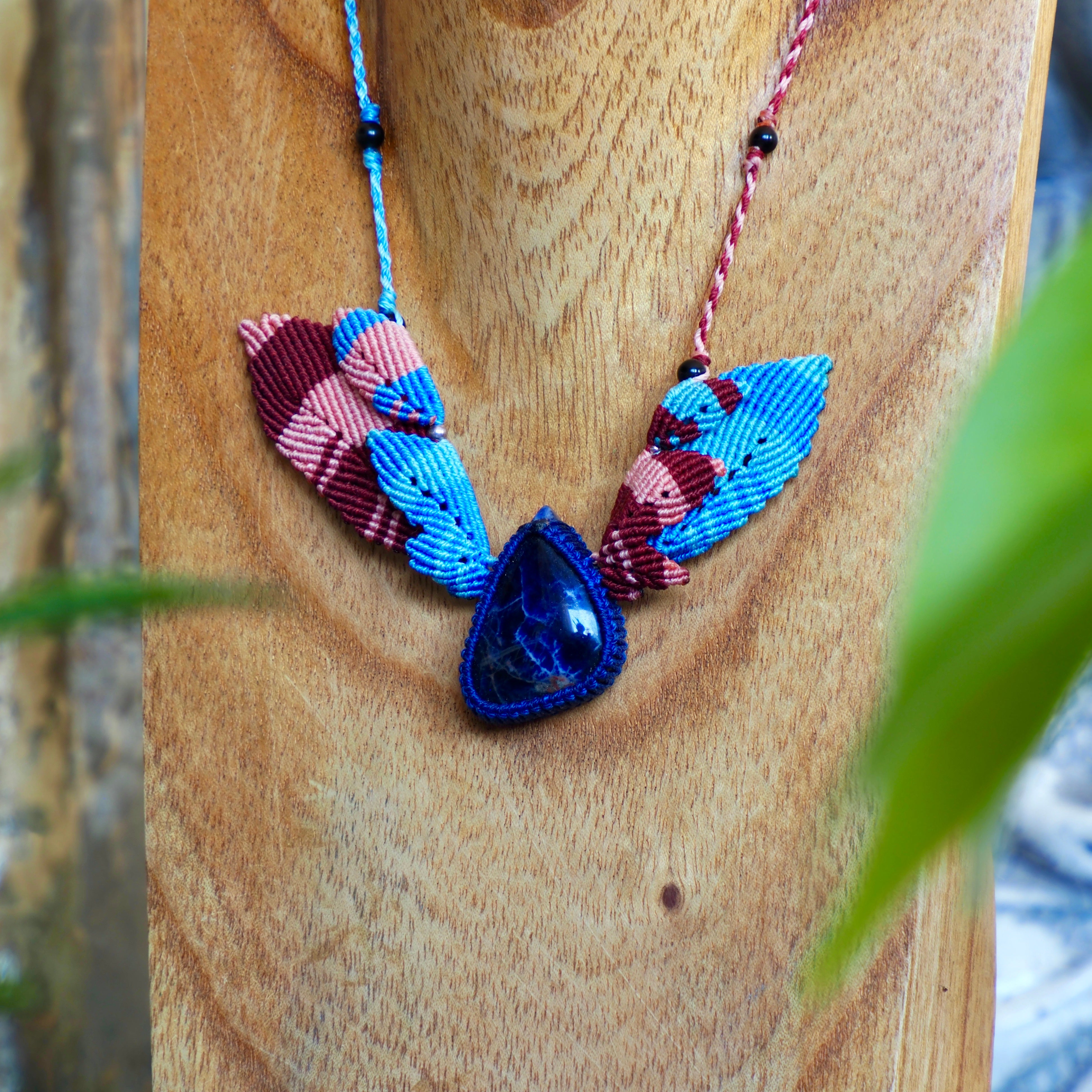 "Jungle Bird" Sodalite Necklace