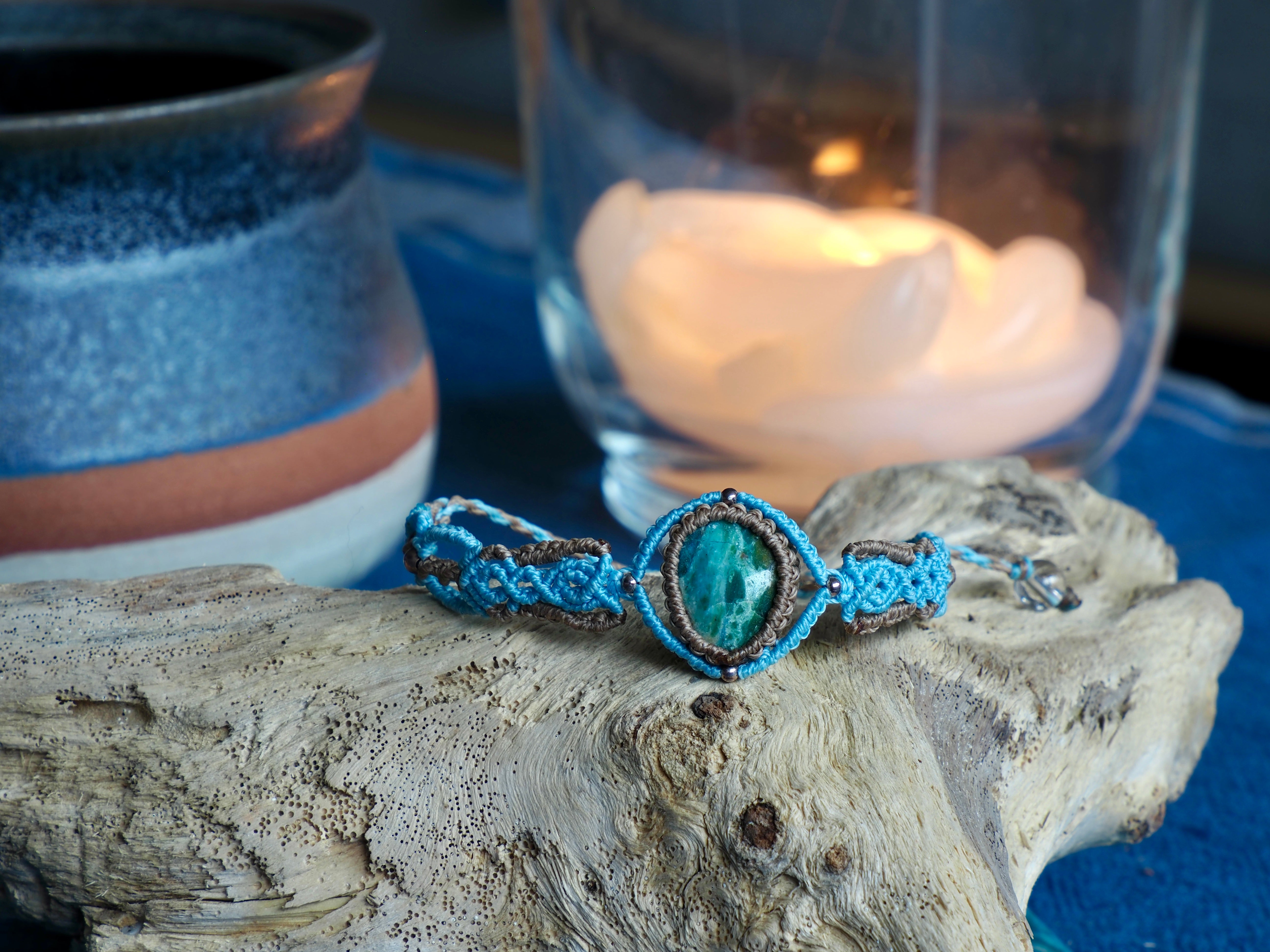 Peruvian Blue Opal Bracelet