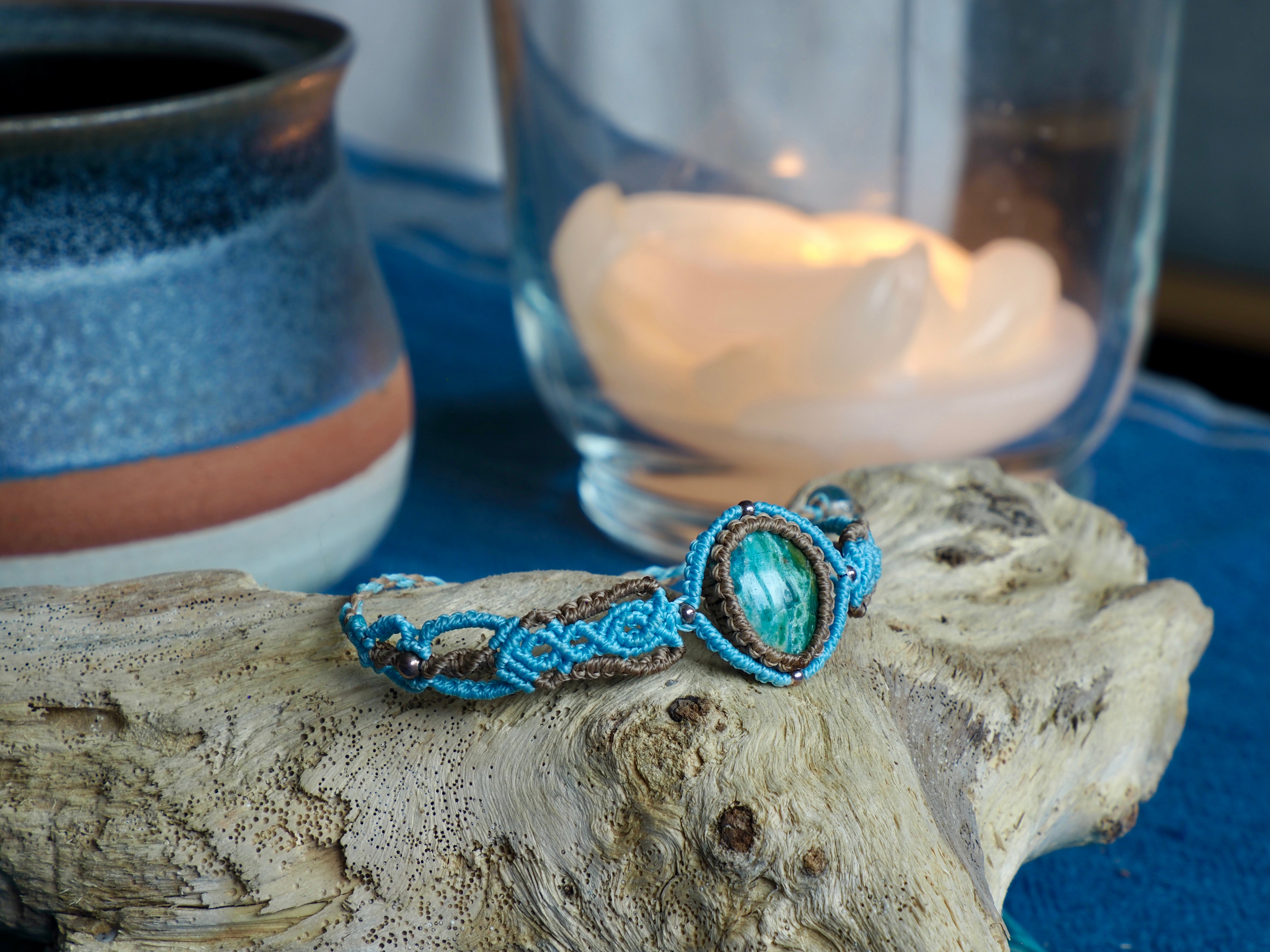 Peruvian Blue Opal Bracelet