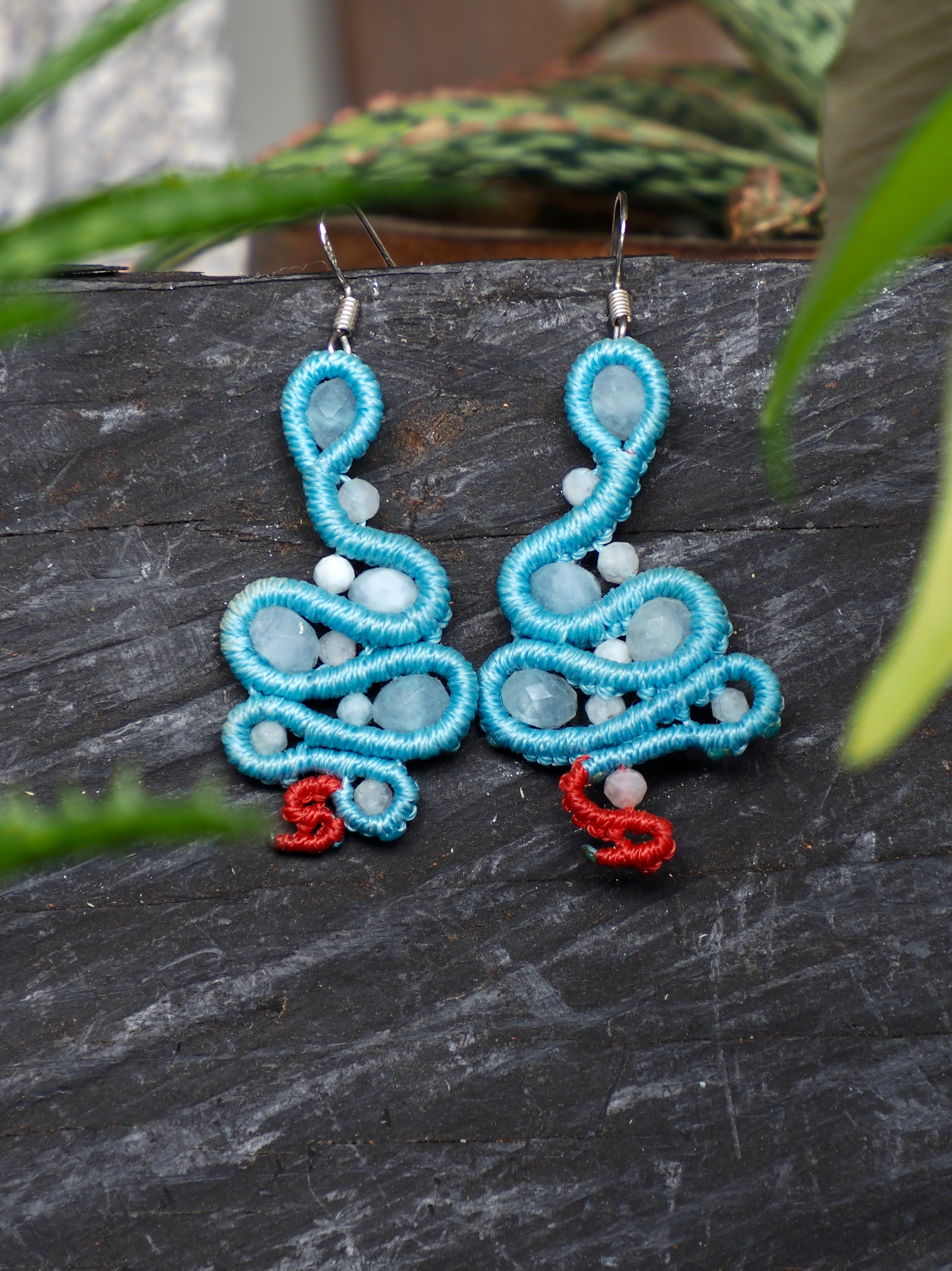 Sky Snake Earrings