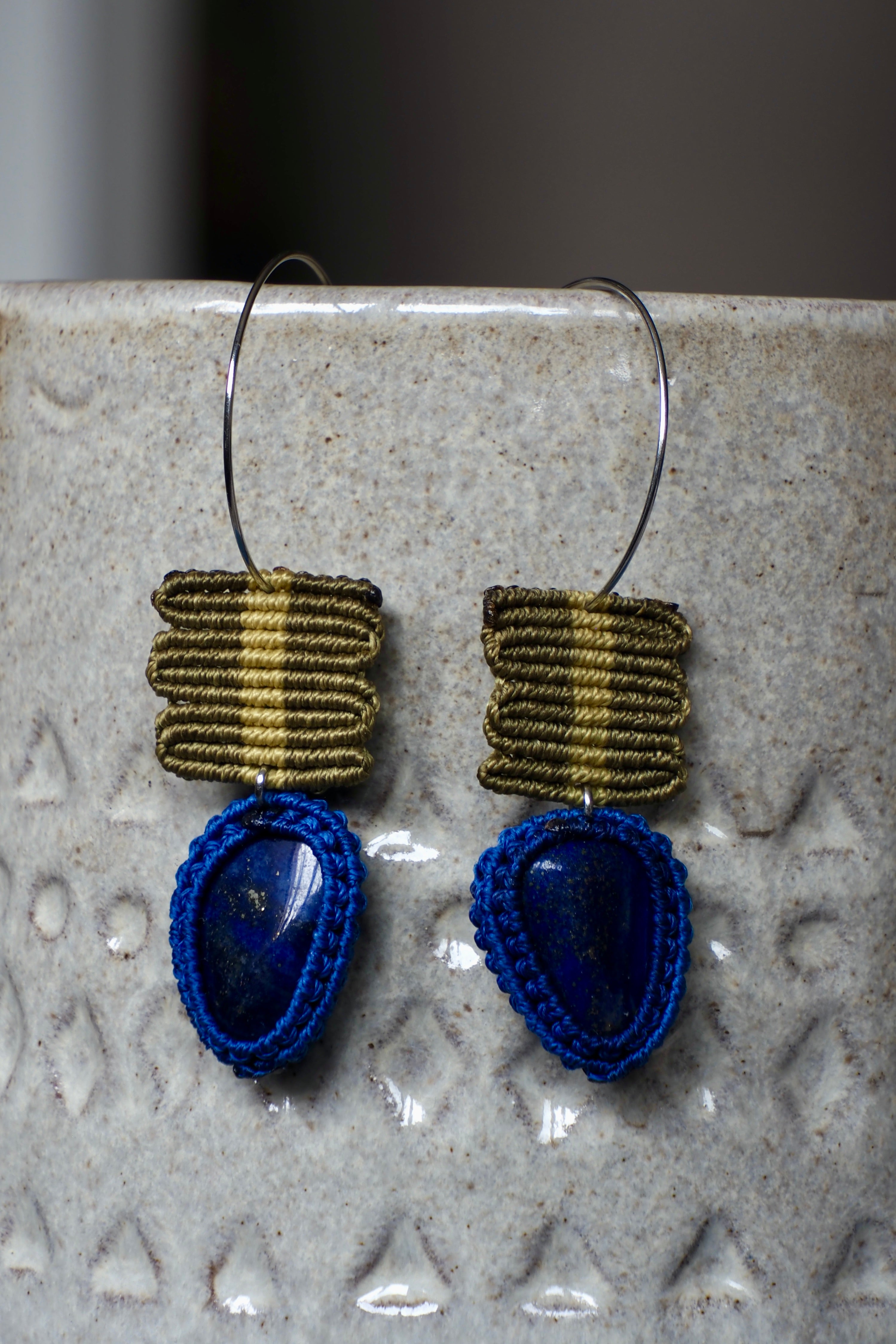 African Lake Earrings