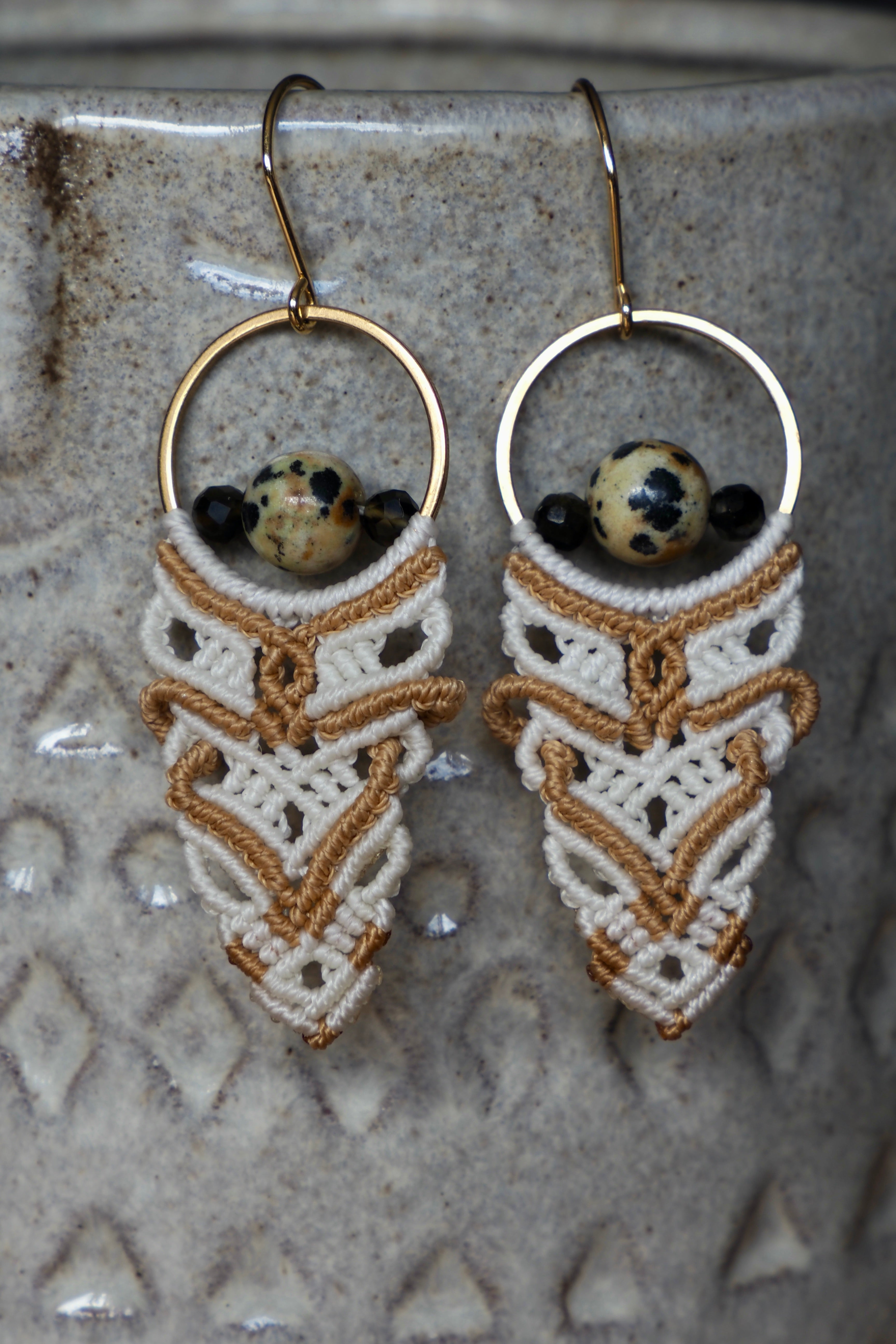 Golden Ivory Earrings