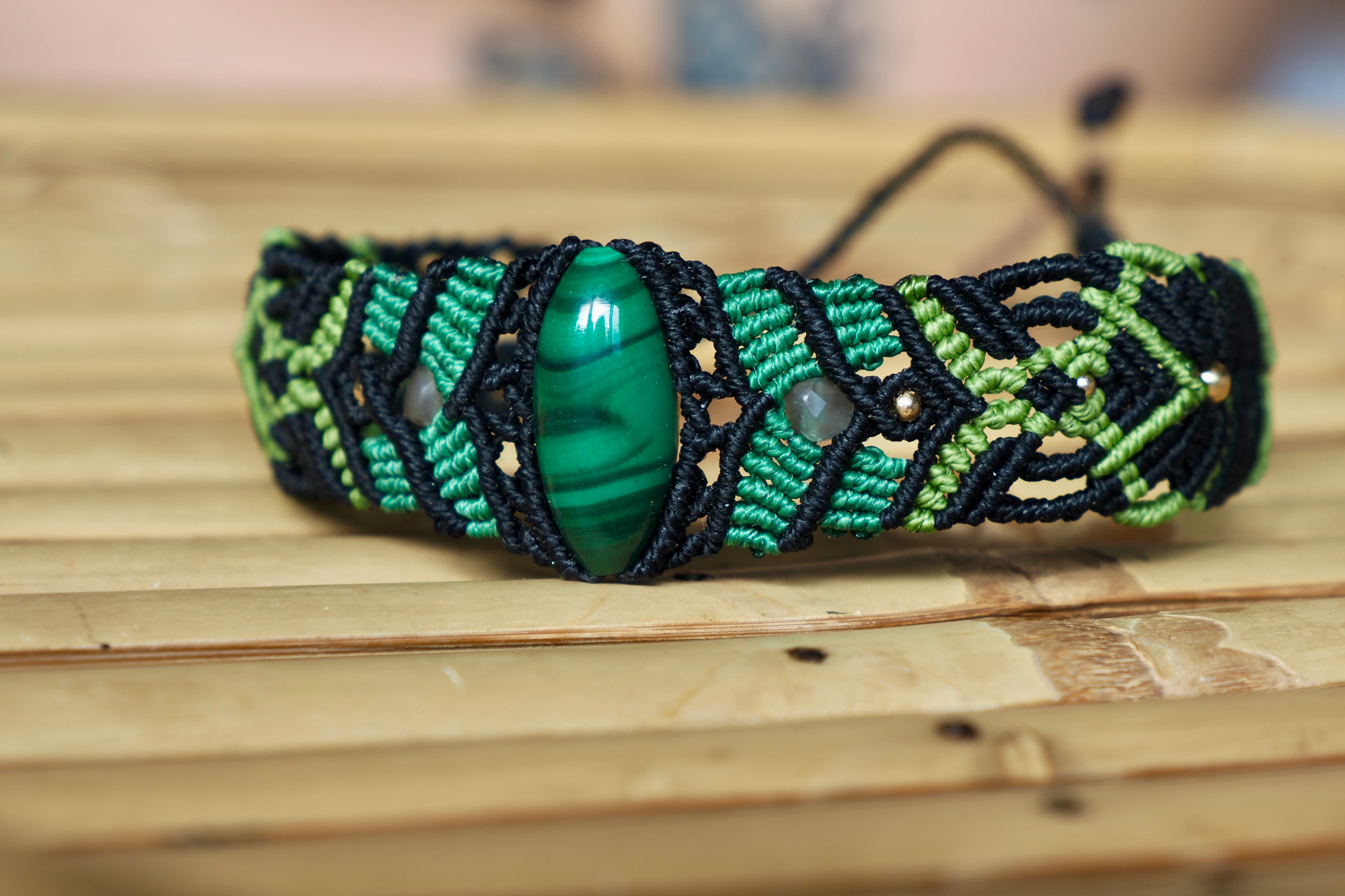 Malachite's Embrace Bracelet